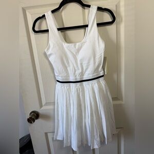 All in Motion White Sleeveless Activewear Pleated Dress - XS - New!